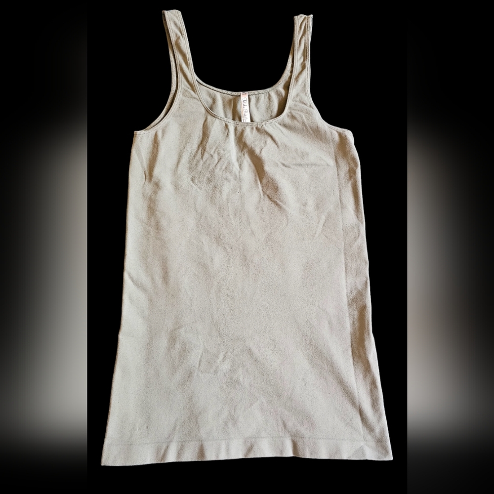 Army green nylon and spandex tank top by Talula Babaton‎ size M